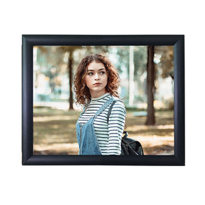 Aluminum Picture Frame for 8.5 x 11 Inches Posters and Graphics, Front Loading, Color Black